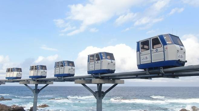 '울진 죽변 해안스카이레일'(사진=울진군 제공) 2021.09.29.