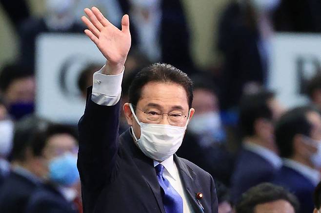 기시다 후미오(岸田文雄) 일본 자민당 신임 총재. [AFP]