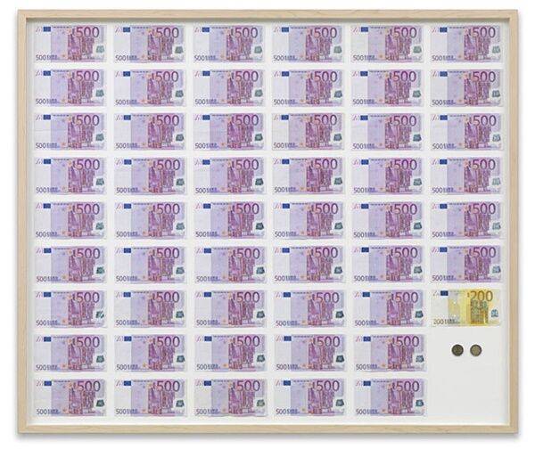 젠스 하닝의 작품 '오스트리아인의 평균 연봉'.