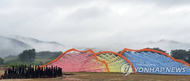 자연 속 강원트리엔날레 작품 [촬영 이상학]