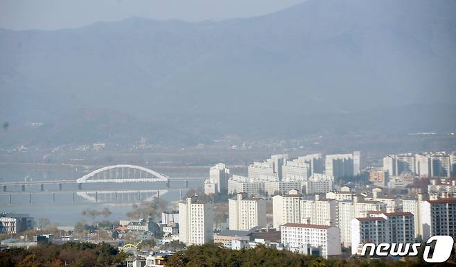 강원 춘천시 일대(뉴스1 DB)