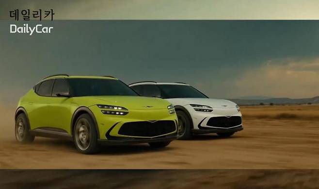 제네시스 GV60 주행