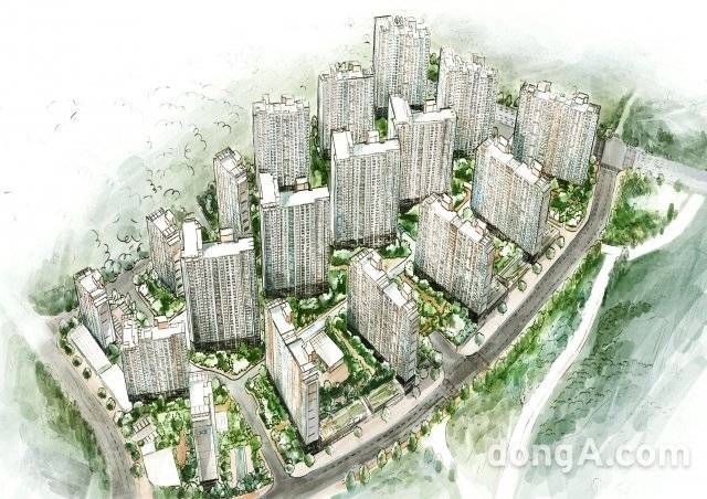 GS건설 나주역자이 리버파크 스케치