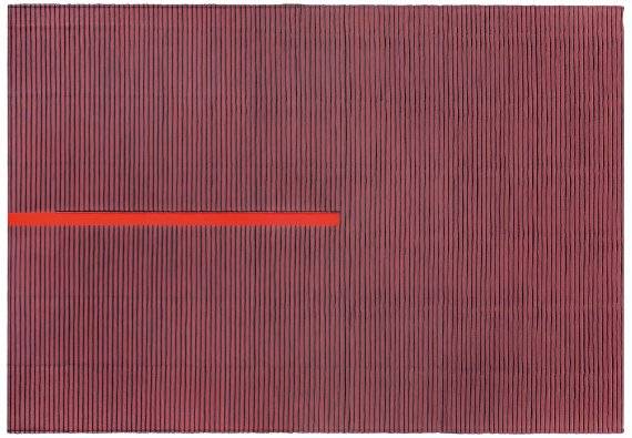 박서보 '묘법 No. 100716' /사진=케이옥션