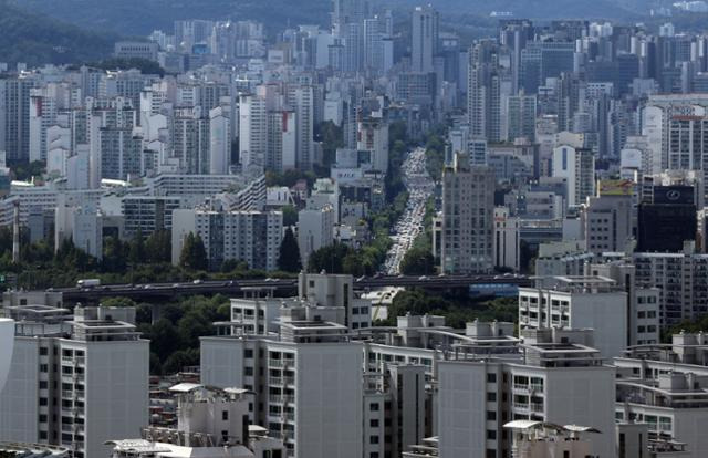 서울 강남 일대 아파트 단지. 연합뉴스