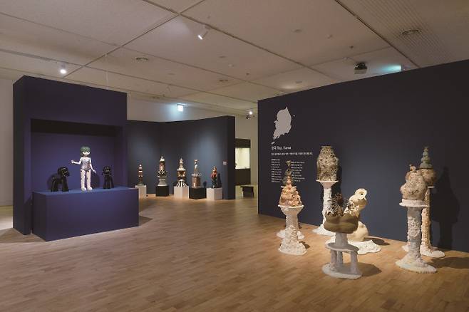 2021국제공모전 전시전경. 한국도자재단 제공