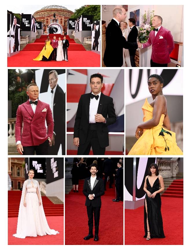 ‘007 노 타임 투 다이’ 월드 프르미어 레드카펫 현장이 공개됐다.사진=유니버설 픽쳐스 제공