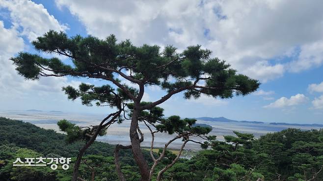보문사에서 바라본 강화 앞 바다.