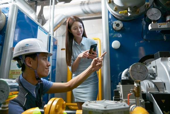 에스원이 29일 스마트 건물관리 솔루션 '블루스캔'을 출시했다. [사진=에스원]