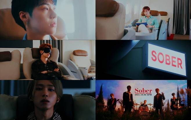 ▲ 엔플라잉 신곡 '소버' 뮤직비디오 티저. 제공|FNC엔터테인먼트