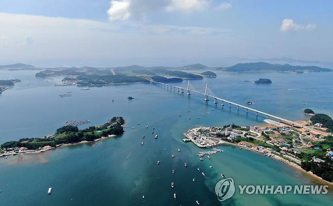 충남 태안과 보령 원산도를 잇는 원산안면대교 [충남도 제공. 재판매 및 DB 금지]