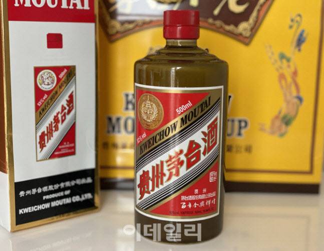 중국 대표 바이주 마오타이. (사진=신정은 특파원)