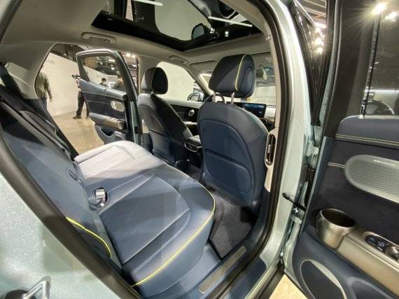 제네시스의 첫 전용 전기차 GV60 실내. 사진=최종근 기자