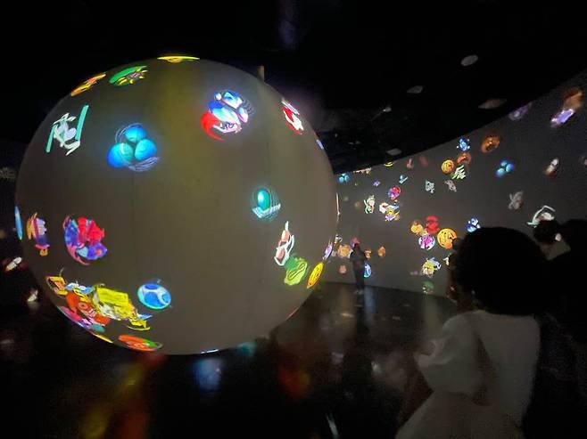 2020 두바이 엑스포에 설치된 일본관의 모습./코트라 제공