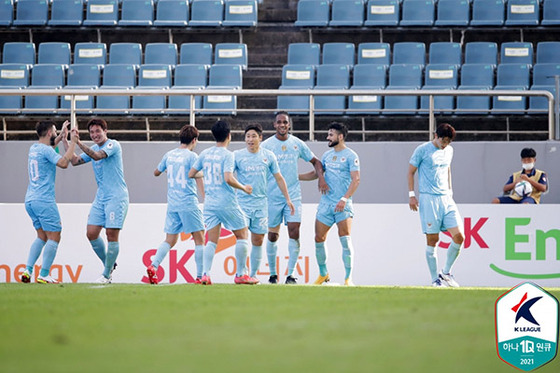 대구FC는 FC서울과 비겼지만, 3위를 지켰다. [사진 프로축구연맹]