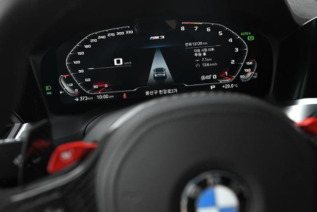 BMW 뉴 M3 컴페티션 자유로 연비