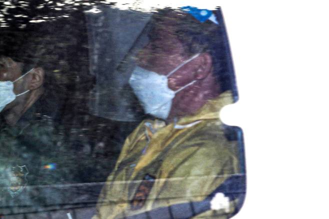 '대장동 개발 사업 특혜 의혹' 영장실질심사 마친 유동규 전 기획본부장.  연합뉴스