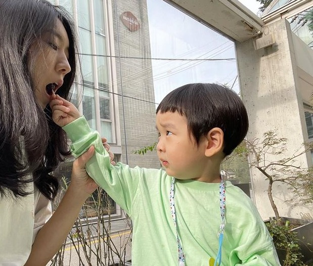 ▲ 서수연과 아들 담호. 출처| 서수연 인스타그램