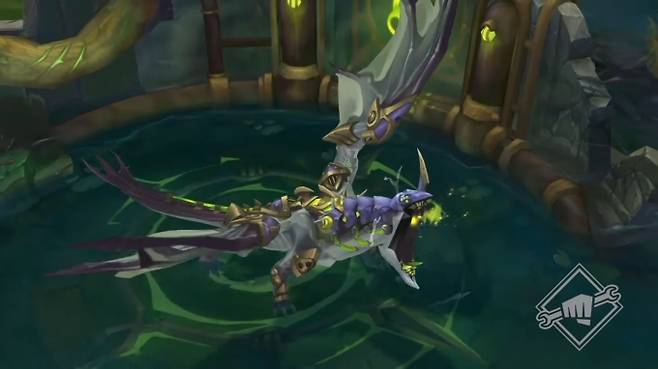 화학 공학 드래곤.&nbsp; &nbsp;라이엇 게임즈 유튜브 캡쳐