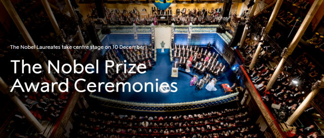 코로나19 사태 전 노벨상 시상식 장면. /사진제공=노벨재단