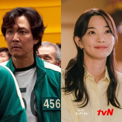 이정재(왼쪽) 신민아(사진=넷플릭스, tvN)