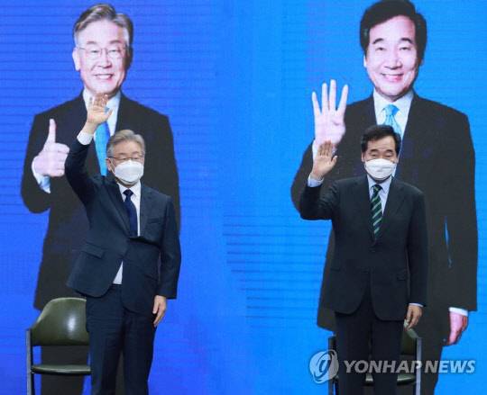 문재인 이낙연 이재명...여권의 잠 못 이루는 3인(사진=연합뉴스)