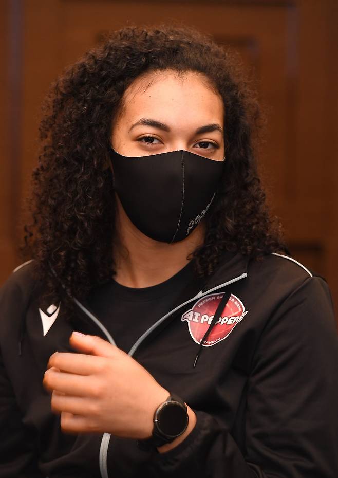 AI페퍼스의 엘리자벳(KOVO 제공)© 뉴스1