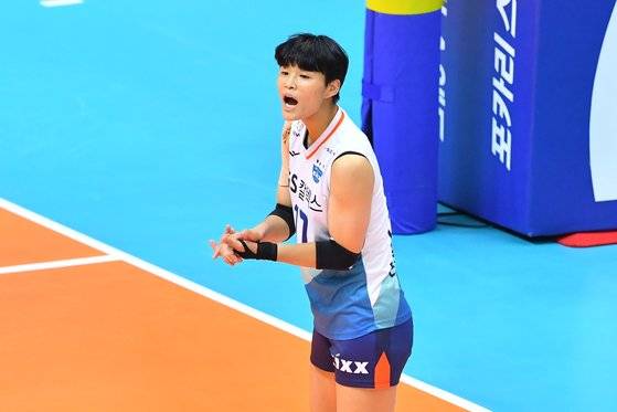 GS칼텍스 문지윤. [사진 한국배구연맹]