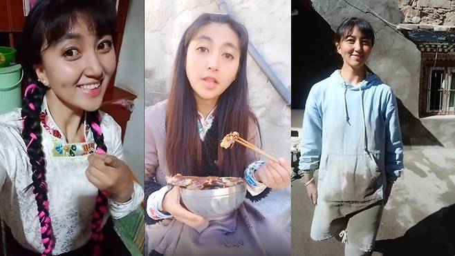 사회관계망서비스(SNS) 라이브 방송을 하던 중 살해 당한 유명 인플루언서 라무. 라무 더우인 갈무리