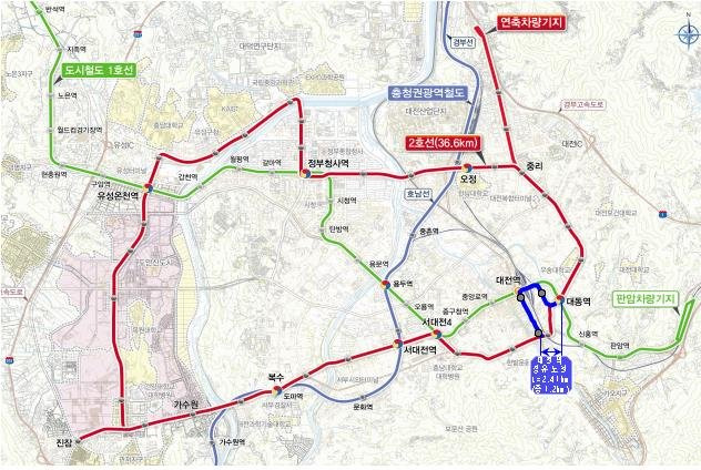 대전 트램 대전역 경유한다 [대전시 제공. 재판매 및 DB 금지]