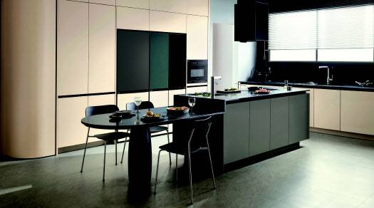 LX하우시스 주방가구 신제품 ‘제니스9 오브제 살롱’(사진=LX하우시스)