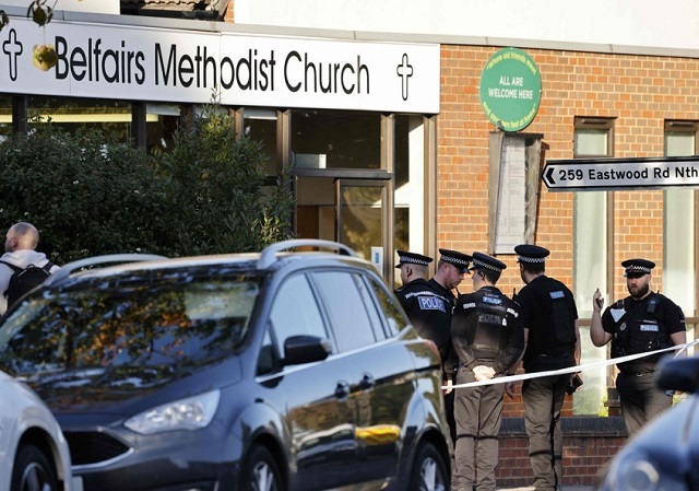 데이비드 에이메스 영국 하원의원이 피살된 교회. AFP연합뉴스