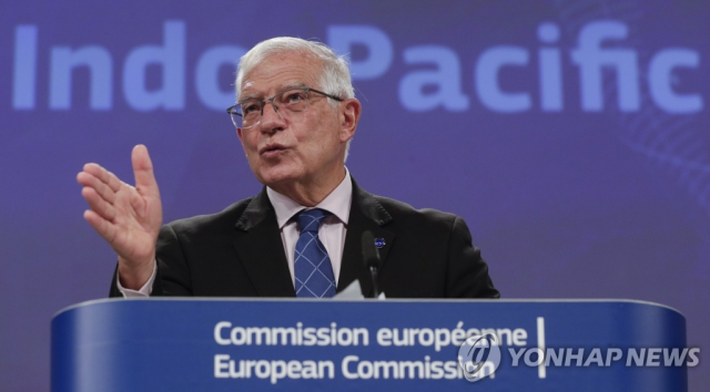 유럽연합(EU) 외교정책을 총괄하는 호세프 보렐 외교·안보 정책 고위대표./연합뉴스