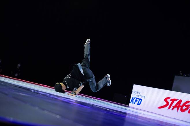 브레이킹 K시리즈 2차 대회 비걸 부문 우승을 차지한 김예리. 사진=대한민국댄스스포츠연맹