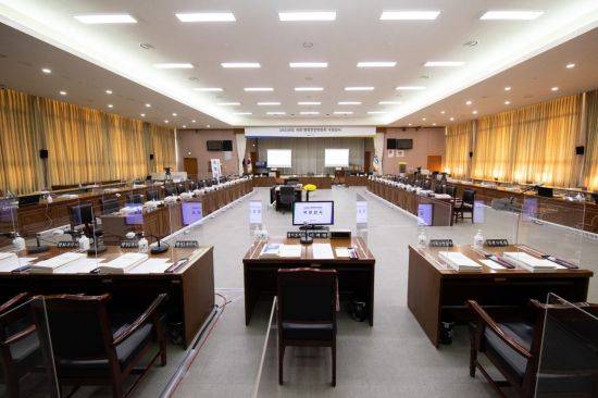 경기도청 국감장 내부