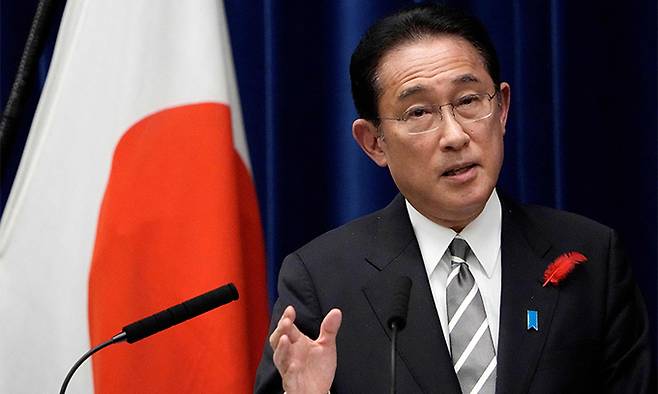 기시다 후미오 일본 총리. AFP연합뉴스