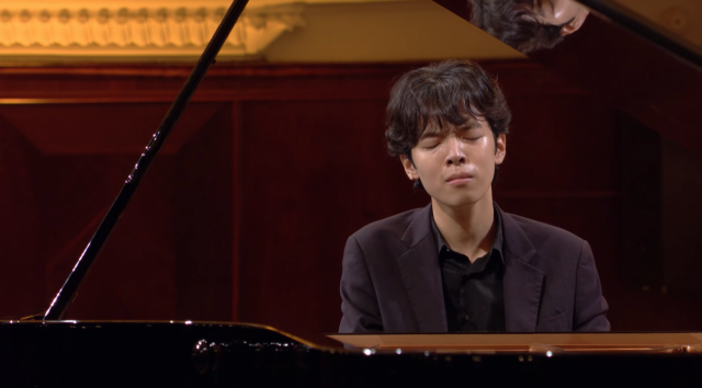 쇼팽 콩쿠르에 참가중인 피아니스트 이혁/사진=쇼팽 콩쿠르 유튜브 캡처