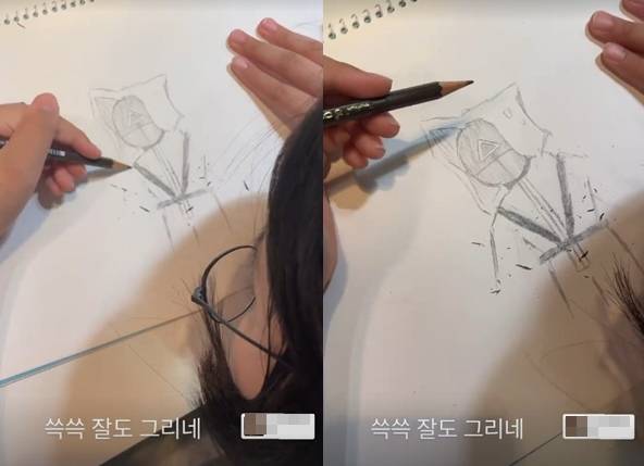 ▲ 윤혜진이 공개한 딸 지온 양. 출처| 윤혜진 인스타그램 스토리