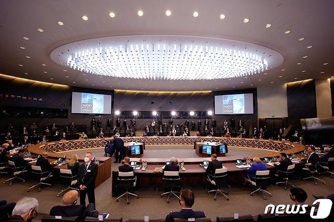 벨기에 브뤼셀에 위치한 북대서양조약기구(나토). © AFP=뉴스1 © News1 우동명 기자