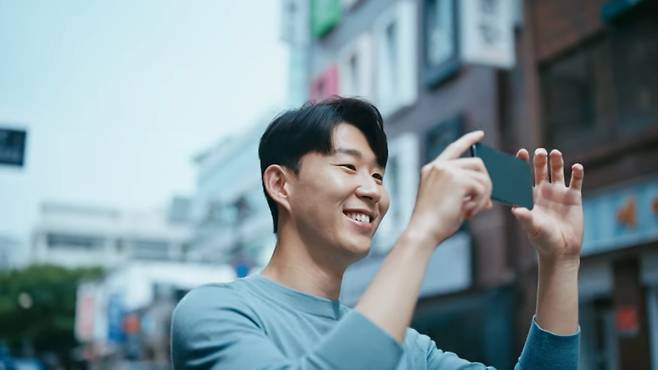 A screenshot of the Korea Tourism Organization’s “This is my Korea. What’s yours?” starring Son Heung-min (KTO)