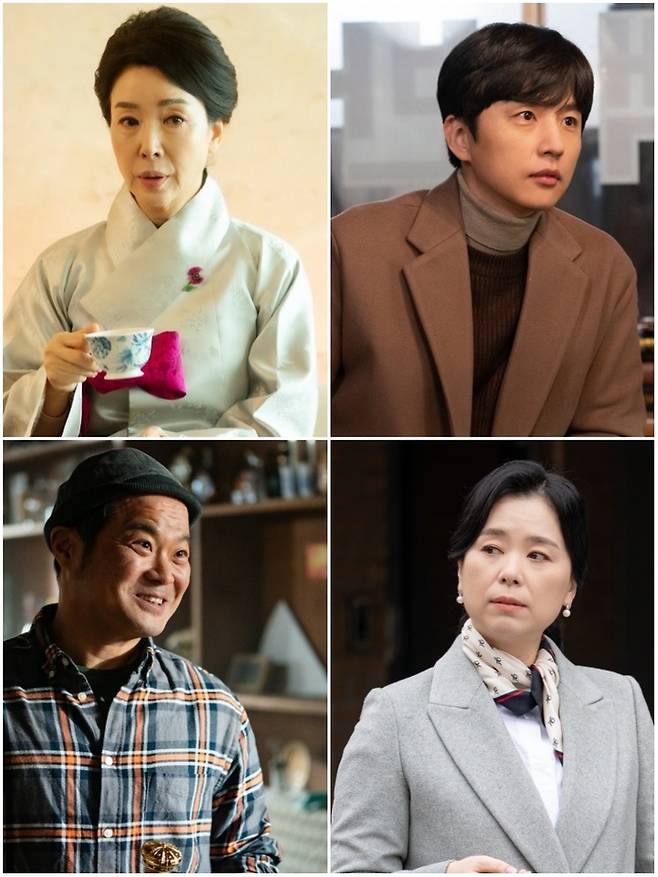 [서울=뉴시스]JTBC 수목극 '너를 닮은 사람' 조연 4인방 김보연, 김상호, 신동욱, 장혜진 (사진 = 셀트리온 엔터테인먼트, JTBC스튜디오) 2021.10.18. photo@newsis.com