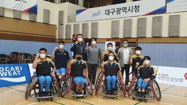 대구시청 휠체어 농구단 / 대구시장애인체육회 제공
