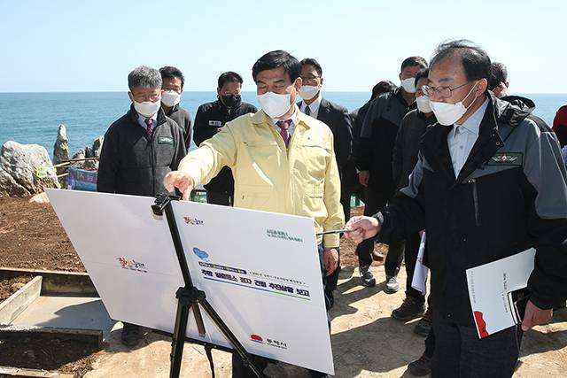▲주요사업장 현장 점검. ⓒ동해시