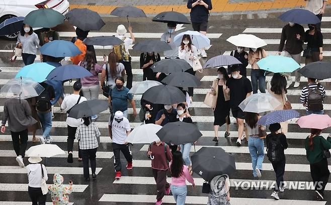 가을비 내리는 서울 [연합뉴스 자료사진]