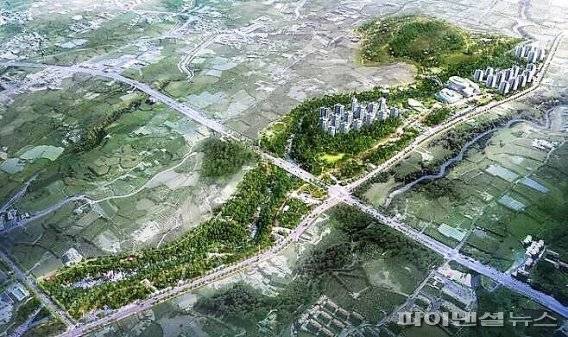 제주시 오등봉공원 민간특례사업 조감도