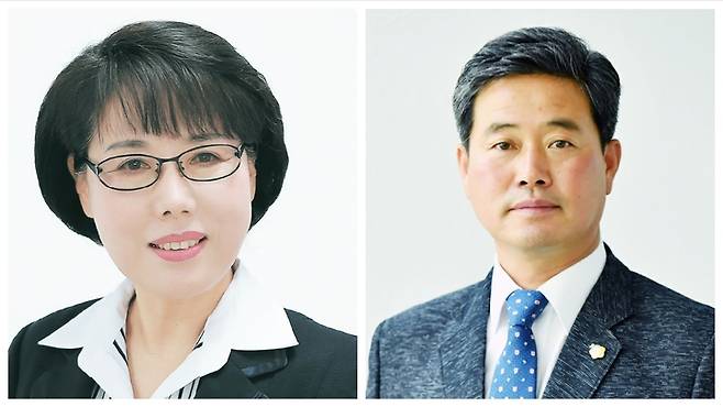 보령시의회 박금순(왼쪽) 의장과 김홍기 부의장.(사진=보령시의회 제공) *재판매 및 DB 금지