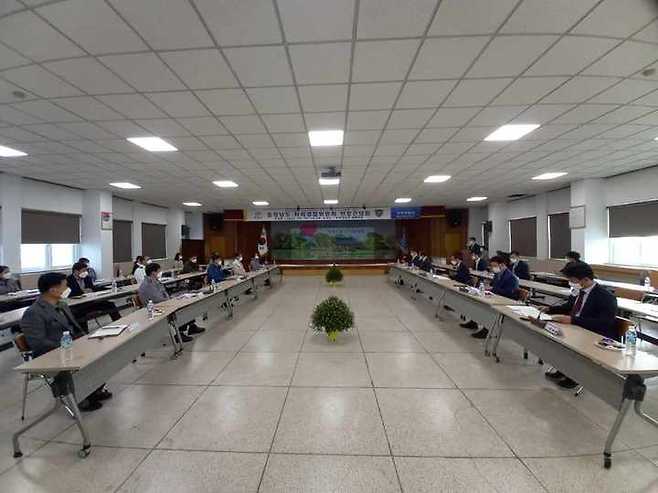 [홍성=뉴시스] 충남자치경찰위원회, 부여군 주민간담회 모습.  *재판매 및 DB 금지