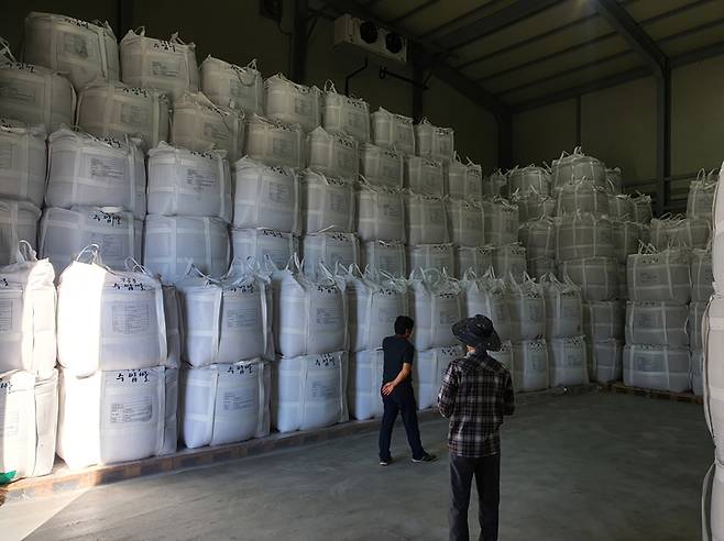 [예산=뉴시스] 예산군 정부양곡 창고 모습 *재판매 및 DB 금지