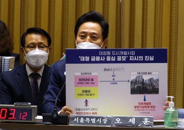 오세훈 서울시장. 국회사진기자단