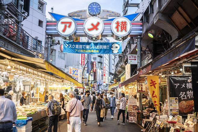 일본 도쿄의 한 거리(사진=AFP)